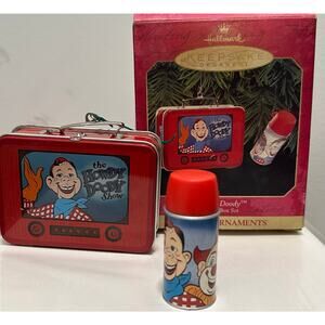 Hallmark Keepsake Ornament Howdy Doody Lunch Box Set (1999)